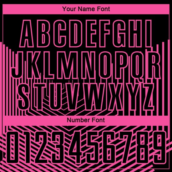Custom Black Pink Geometric Lines Sublimation Soccer Uniform Jersey Custom Black Pink Geometric Lines Sublimation Soccer Uniform Jersey