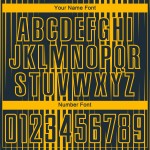 Custom Navy Gold Lines Sublimation Soccer Uniform Jersey Custom Navy Gold Lines Sublimation Soccer Uniform Jersey
