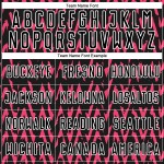 Custom Black Hot Pink-White Abstract Geometric Pattern Sublimation Soccer Uniform Jersey Custom Black Hot Pink-White Abstract Geometric Pattern Sublimation Soccer Uniform Jersey