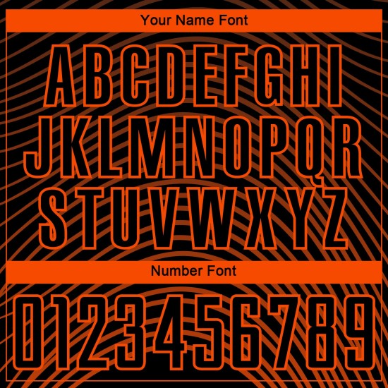 Custom Black Orange Gradient Geometric Lines Sublimation Soccer Uniform Jersey Custom Black Orange Gradient Geometric Lines Sublimation Soccer Uniform Jersey